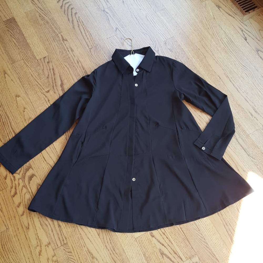 Flared blouse